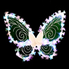 发光儿童仙女天使精灵蝴蝶翅膀炫彩昆虫网红维密翅膀演出道具
