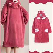 情人节生日礼物女生送女友朋友闺蜜草莓熊玉桂狗新年兔年实用睡衣