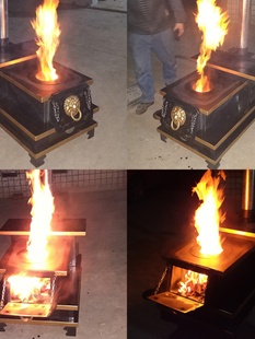 农村烤火炉柴火炉家用室内铁炉子烧开水，取暖炉热水真火钢板柴火灶