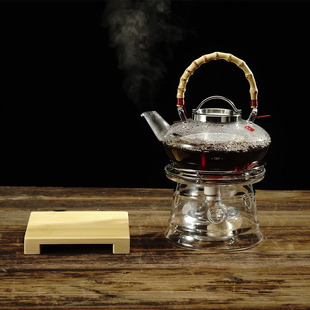 一屋窑提梁壶耐高温玻璃不锈钢过滤家用泡茶套装凉水壶花茶壶茶具