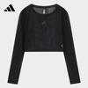 运动上衣长袖t恤女装夏季adidas阿迪达斯轻运动jp1459