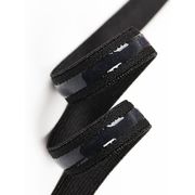1cm1.2cm黑色白色高弹加厚透明硅胶防滑带止滑肩带可定制染色