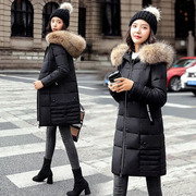 2023冬季女士棉袄中长款加厚保暖羽绒棉服韩版宽松外套时尚潮