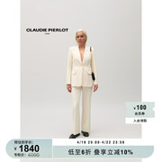 CLAUDIE PIERLOT Outlet女装气质白色西装外套CFPVE00393