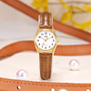 casio卡西欧女士手表，气质小巧女款小表盘，皮带石英小棕表ltp-1094