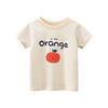 27home韩版女童儿童短袖，t恤水果草莓，西瓜橘子童装宝宝夏装纯棉