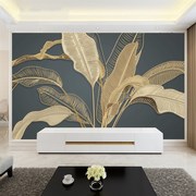 8d立体电视背景墙壁纸客厅，沙发卧室欧式壁画简约大气，轻奢墙布2020