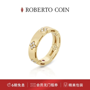 robertocoin珂瑛loveinverona18k玫瑰金钻石(金钻石)戒指