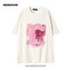 Neresum日系可爱凯蒂猫贴布绣短袖T恤女夏季宽松小众甜美休闲体恤