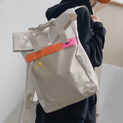 双肩包男女(包男女)训练背包，学生书包大容量，韩版手提包休闲旅行电脑包15.6