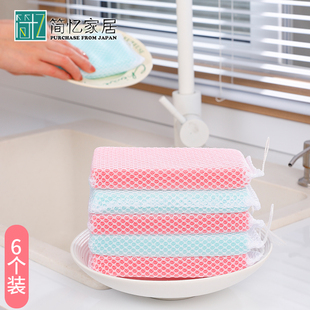 日本LEC 清洁海绵 洗碗海绵 洗碗布 洗碗巾 百洁布 厨房清洁用具