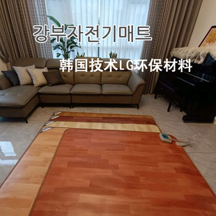 韩国进口家用客厅电热板地垫电热毯可移动环保低能碳晶发热地板