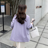 高货香芋紫色小西装外套，女秋季2024韩版西装宽松网红炸街西服