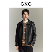 GXG男装 商场同款精致绵羊皮皮衣外套 2023年秋季GEX11215323