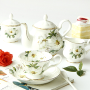 欧式茶具咖啡杯碟套装骨瓷咖啡具英式下午茶茶具陶瓷红茶杯