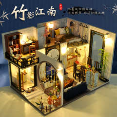 中国风diy小屋建筑拼装生日礼物