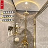 名暖增压金色复古淋浴花洒套装，冷热玫瑰家用龙头法式全铜欧式卫浴