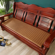 夏季实木沙发坐垫藤席坐垫加厚红木沙发座垫中式老式春秋椅垫子