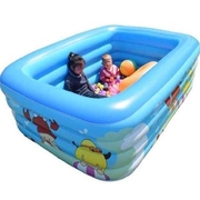小孩游泳池充气折叠家用婴儿海洋球池，室内四层特大圈儿，z童玩具宝