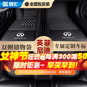 智汇英菲尼迪，q50l脚垫qx50q70lqx60qx30qx70全包围专用汽车脚垫单