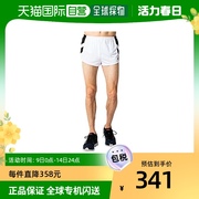 日本直邮ASICS男士田径服 跑步短裤 亮白色/黑色XS 2091A125