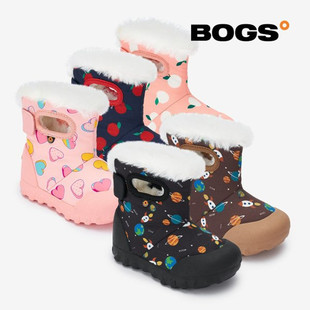BOGS保暖防雨雪水防滑男女儿童宝宝雪地靴加厚棉鞋滑雪鞋冬