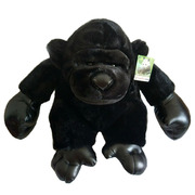 正版Panda大猩猩金刚公仔毛绒玩具大号黑熊猴子玩偶抱枕娃娃