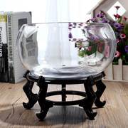 水养盆栽器皿创意水培插花玻璃花瓶绿植容器大口径大肚缸透明养花