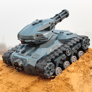 超大号遥控坦克玩具车可开炮充电履带式儿童越野汽车男孩电动模型