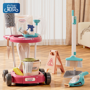 知贝儿童扫地玩具簸箕，吸尘器套装宝宝打扫清洁仿真过家家男孩女孩