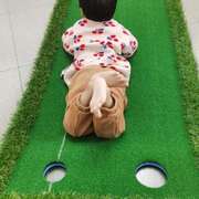 室内高尔夫果岭推杆练习器迷你球场室外球道打击练习亲子游戏