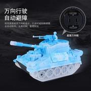 儿童坦克车闪光电动坦克儿童电动玩具车万向坦克车模型玩具礼物