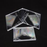 加厚透明cd盒dvd盒cd，光碟盒单片光盘，盒碟盒专辑收纳盒25片