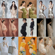 孕妇照服装艺术照在家拍时尚超仙影楼孕妇拍照摄影写真照礼服
