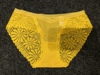 芥末黄柠檬(黄柠檬，)蕾丝三角内裤