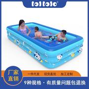儿童充气游泳池家用大型婴儿宝宝洗澡桶折叠成人超大小孩水池加厚