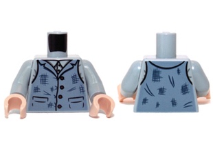 LEGO pb1430c01乐高零件配件独行侠人仔身体沙蓝塑料拼装益智积木