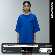 Roaringwild/咆哮野兽主线 SS22 电光蓝连身袖结构短袖T恤