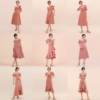 tansshop粉色系列合集，中长款裙姐妹裙伴娘裙轻礼服，裙小裙子