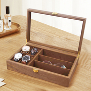 木质手表收纳盒家用多功能，太阳镜眼镜墨镜腕表手链，盒轻奢时尚高档