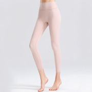夏季 瑜伽裤女性式高腰提臀跑步运动健身裤九分长裤瑜伽套装