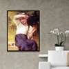 diy数字油彩画威廉·布格罗(布，格罗)人物肖像名画手绘欧式客厅装饰画带框