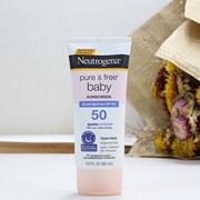 露得清Neutrogena纯粹物理隔离滋润防过敏儿童宝宝防晒霜乳液成人