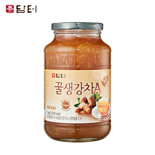 丹特牌蜂蜜，生姜茶冲饮韩国进口1000g瓶装