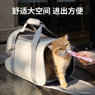 猫包便携外出透气大容量单肩包宠物背包猫咪太空舱狗狗包坐车神器