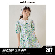 时尚系列minipeace太平鸟，童装女童连衣裙裙，子夏装衬衫裙奥莱