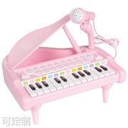 儿童电子琴带麦克风早教，乐器24键钢琴，音乐女孩玩具3-6岁