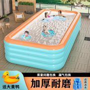 冲。气游泳池小孩子泳池家庭小型室外简易洗澡池户外充气大水池折