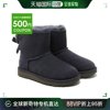 日本直邮UGG 靴子迷你贝利蝴蝶结剪靴子鞋女士 UGG 1016501 EVB