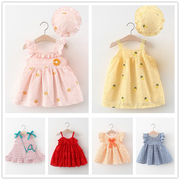 女童连衣裙夏季薄款儿童小女孩吊带公主，裙1一2-3岁小童女宝宝裙子